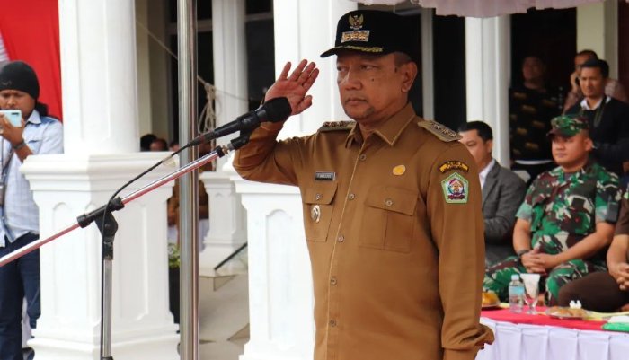 Pemkab Aceh Tengah Gelar Apel Gabungan Menyambut Pemilu dan Pemilukada 2024