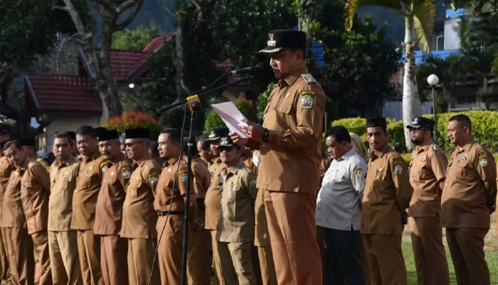 Pj. Bupati Pimpin Apel Perdana Tahun 2024 di Lingkup Pemkab Aceh Tengah