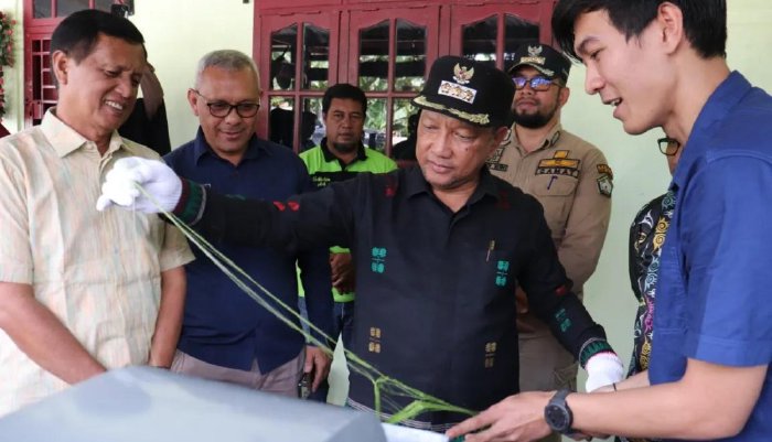 Katahati Institute Mengubah Limbah Serat Daun Nanas Jadi Bernilai Jual Tinggi di Kecamatan Pegasing