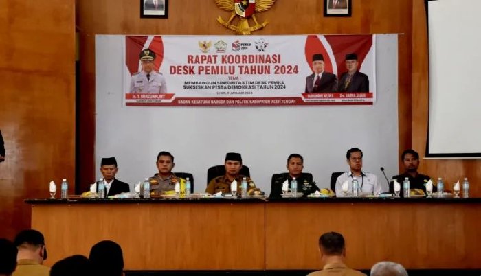 Matangkan Persiapan, Pemkab Aceh Tengah Gelar Rakor Desk Pemilu 2024