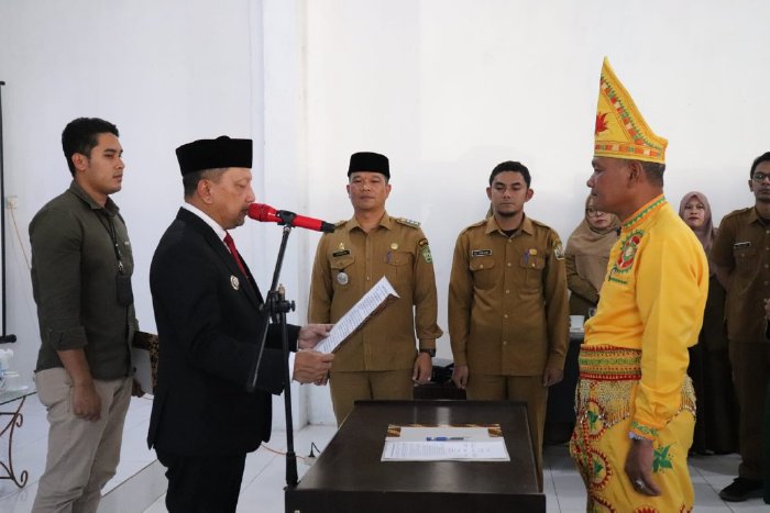 Pejabat Bupati Aceh Tengah Lantik Mukim Bebesen untuk Perkuat Pemerintahan Desa