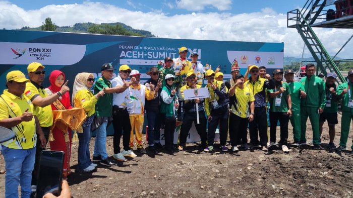 Kontingen Kalimantan Selatan Panen Medali Emas Di Race Hari Pertama Cabor Berkuda Pacu PON XXI di Aceh Tengah