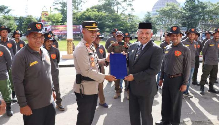Pengamanan Pilkada Serentak 2024, Pemkab Aceh Tengah Gelar Apel Siaga Linmas